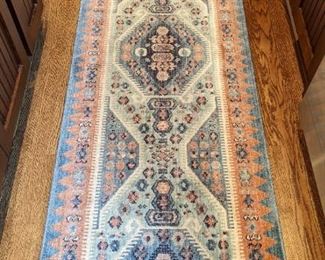 Colorful Runner. Measures 28” x 85”.