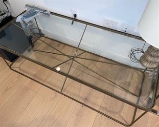 West Elm Metal base Coffee Table