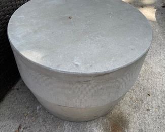 Crate & Barrel Round Patio side table