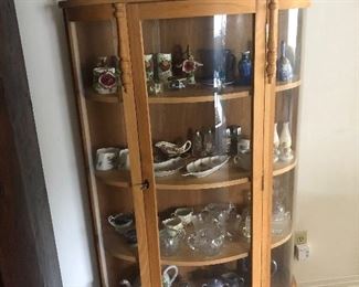 Vintage curio cabinet 
