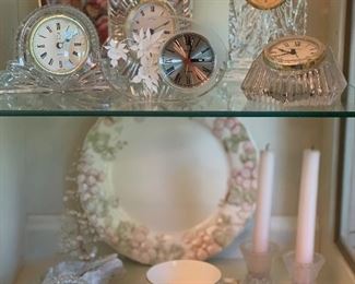 Crystal clock collection 