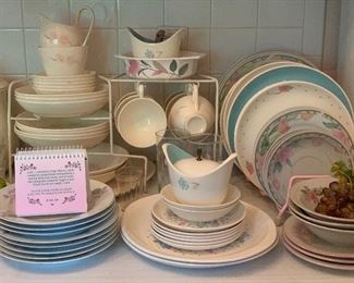 Vintage plates and dishes