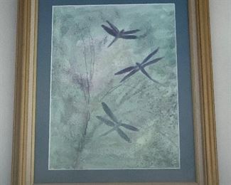 Mixed media painting by Crystal Jackson c.2000 appraised at $212.50