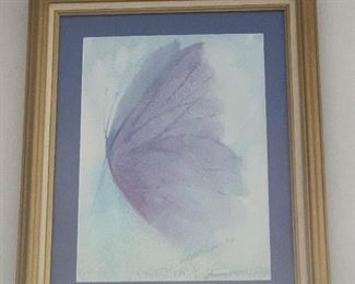 Mixed media painting by Crystal Jackson c.2000 appraised at $212.50