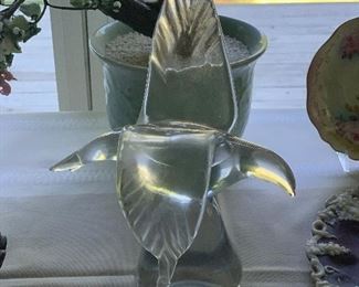 Signed Crystal figurine