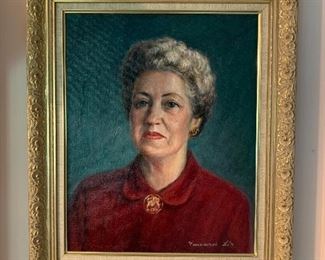 Original oil painting portrait