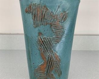 Newman signed vase