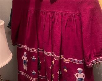 embroidered child's blouse