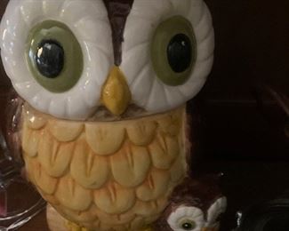 owl cookie jar