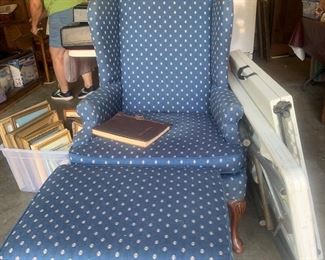 occasional chair and ottoman