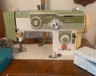 White sewing machine