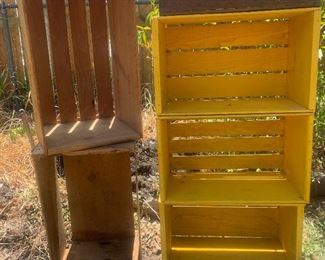 wooden crates