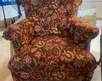 upholstered occasional chair