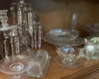 cut glass serving pieces