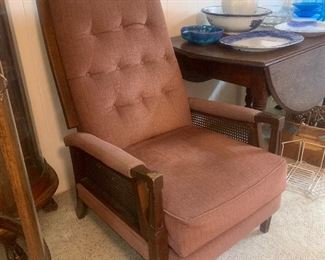 Burris mid century modern recliner