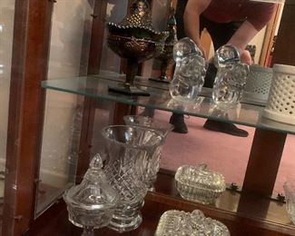 cut glass candy jars