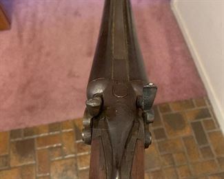 Hopkins & Allen Arms Company side-by-side double-barrel, hammer fire shotgun, ca. 1909 (with provenance) 