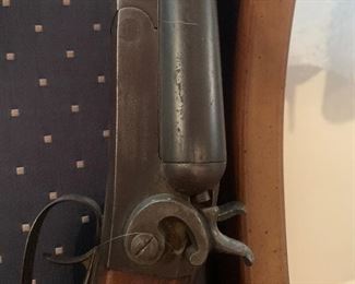 Hopkins & Allen Arms Company side-by-side double-barrel, hammer fire shotgun, ca. 1909 (with provenance) 