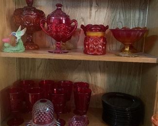 ruby red Fostoria glass