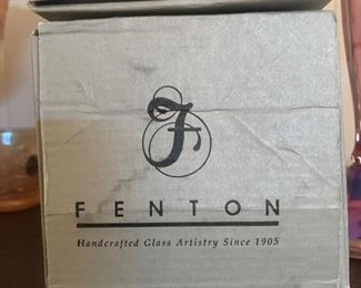 Tons of Fenton glass at this sale!
