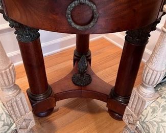 Quality table bronze accents 