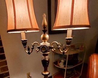 Newer double table lamp.
