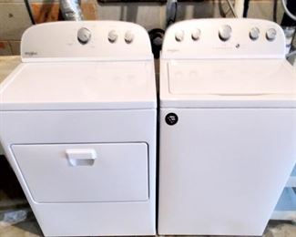 Beautiful almost new, excellent condition Whirlpool Washing Machine and Dryer.
