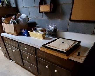 Cabinet and countertop.unit with drawers and doors!