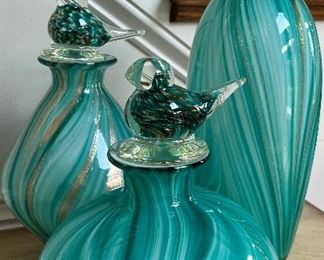Set/3 Art Glass