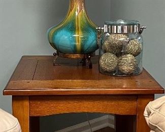 End Table, Table Lamp