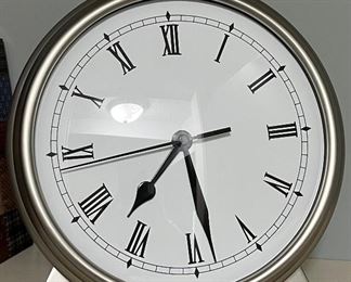 Pottery Barn Table Top Clock on Stand