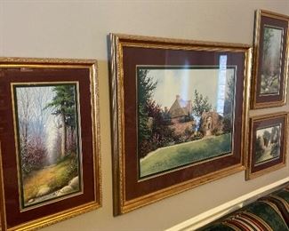 Framed Numbered and signed prints