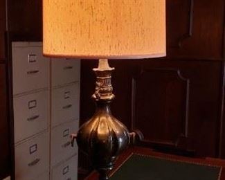 Stiffel Solid Brass Lamp with Shade $95 