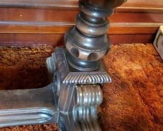 Carved Leg Rectangular Sofa Table 50"W x 20"D x 30"H $695 