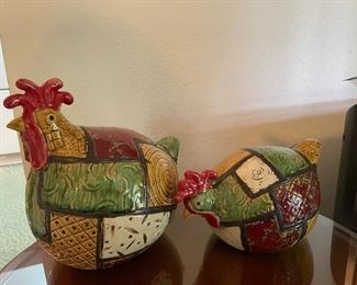 Rooster Figurines
