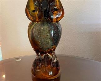 Blown Glass Owl