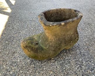 Stone Boot Planter