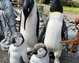 Garden Decor, Penguin Figurines