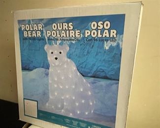 Light Up Polar Bear, Christmas Decor