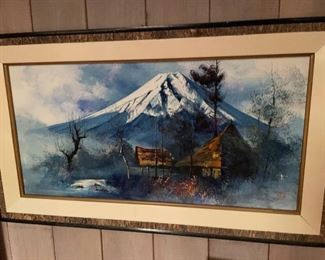 Mountain Landscape Framed Art
