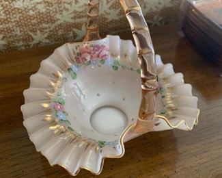 Porcelain Basket, Trinket Tray