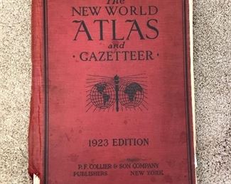 New World Atlas & Gazetteer, 1923 Edition