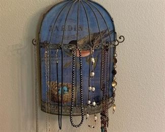 Bird Cage Jewelry Storage