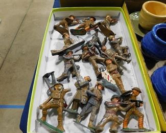 Antique toy soldiers