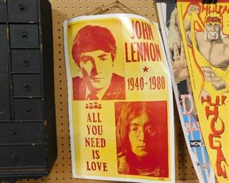 Vintage John Lennon poster