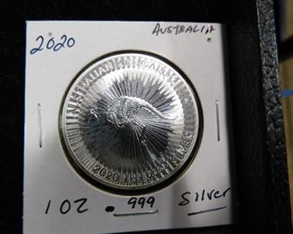 2020 Australian 1 oz silver coin 