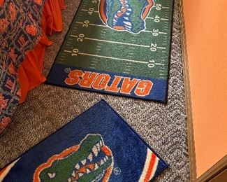 Numerous gator rugs