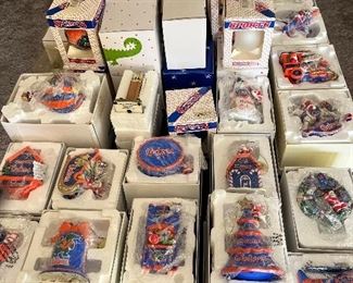 Florida gator Christmas ornaments 