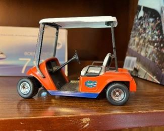 Collectible Gator golf cart