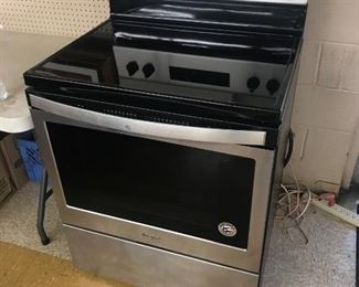 New Whrilpool Stainless Steel Stove